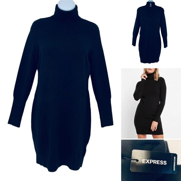 Express Turtleneck Sweater Dress - Picture 14 of 14